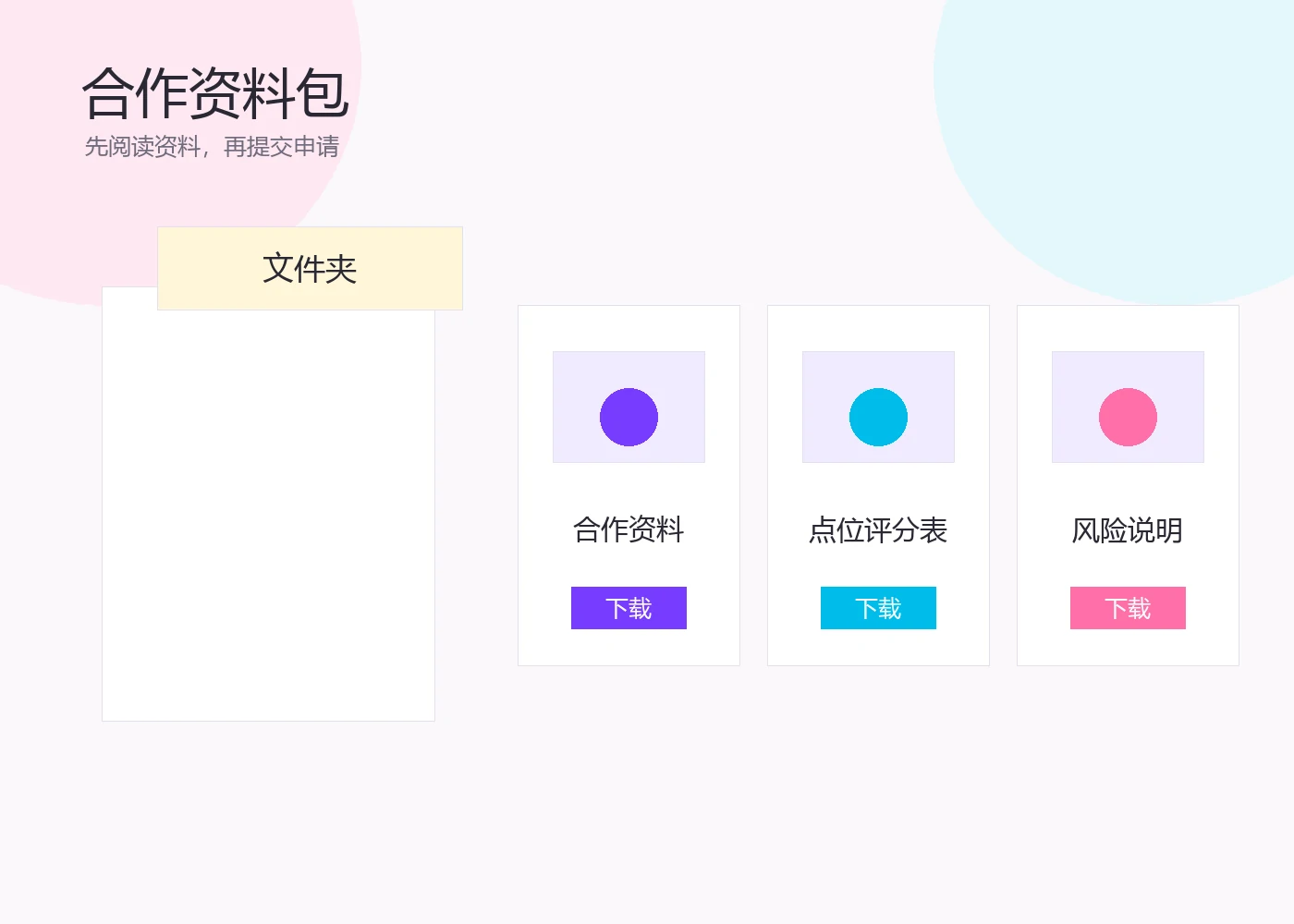 合作资料包下载示意图